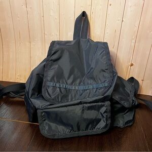 Lesportsac Navy Blue Nylon Backpack Travel